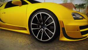 Bugatti Veyron for GTA San Andreas - wheels