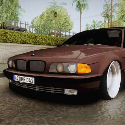 BMW 730i E38 Danker for GTA San Andreas - front view
