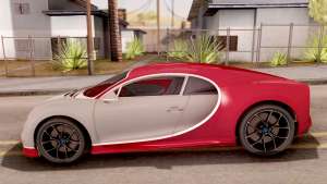 Bugatti Chiron - side view
