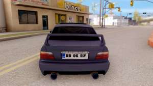 BMW M3 E36 Stanced for GTA San Andreas - rear view