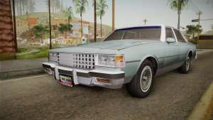 Chevrolet Caprice 1985 Stock for GTA San Andreas - front view