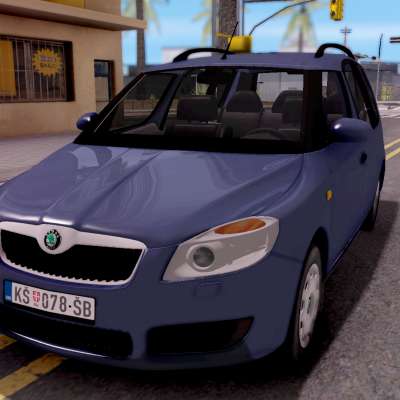 Skoda Roomster Stock for GTA San Andreas - front view