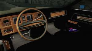 Lincoln Continental Mark IV 1972 for GTA San Andreas - interior