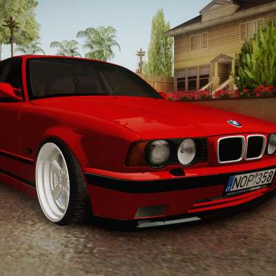 BMW 5 Series E34 Touring Stance for GTA San Andreas - front view