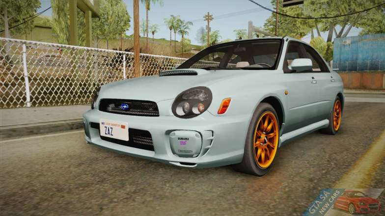 Subaru Impreza WRX Tunable for GTA San Andreas - front view