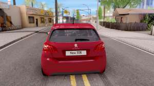 Peugeot 308 2016 for GTA San Andreas - rear view