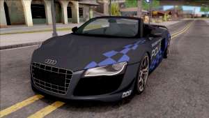 Audi R8 High Speed Police for GTA San Andreas - front view