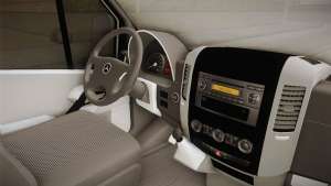 Mercedes-Benz Sprinter GC Trafico Spanish for GTA San Andreas - interior