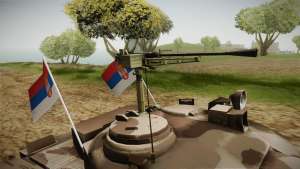 M84 Tank for GTA San Andreas - gun