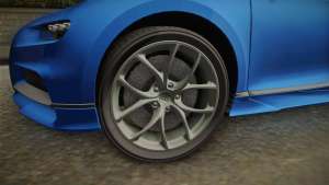 Bugatti Chiron Spyder for GTA San Andreas - wheels