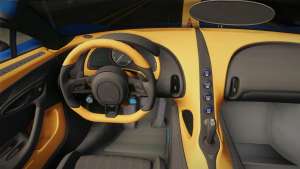 Bugatti Chiron Spyder for GTA San Andreas - interior