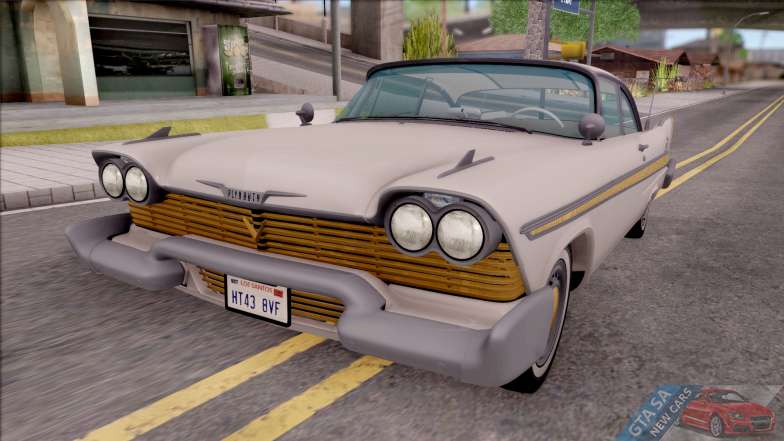 Plymouth Fury 1958 IVF for GTA San Andreas - front view