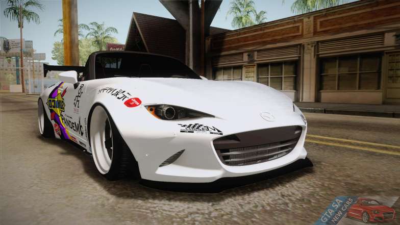 Mazda MX-5 ND Pandem 2016 for GTA San Andreas - front view