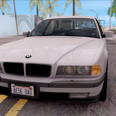 BMW 750i E38 1996 for GTA San Andreas - front view