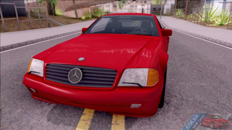 Mercedes-Benz 500SL R129 1989 for GTA San Andreas - front view