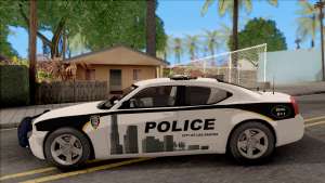 Dodge Charger Los Santos Police Department 2010 for GTA San Andreas - side view