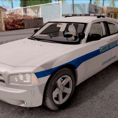 Dodge Charger San Andreas State Troopers 2010 for GTA San Andreas - front view