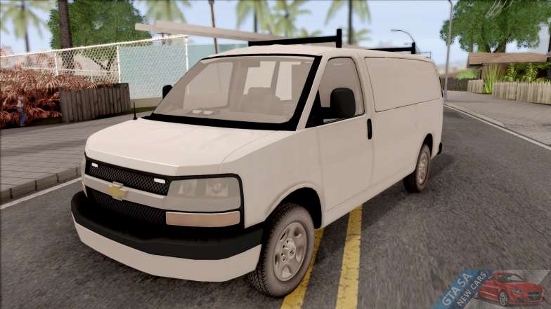 Chevrolet Express Undercover Surveillance Van for GTA San Andreas - front view