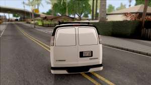 Chevrolet Express Undercover Surveillance Van for GTA San Andreas - rear view