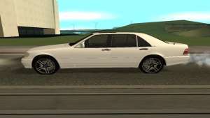 Mercedes-Benz S600 Armenian for GTA San Andreas - side view