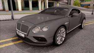 Bentley Сontinental GT for GTA San Andreas - front view