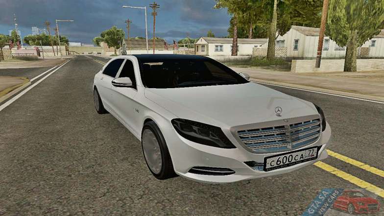 Mercedes-Maybach S600 X222 Exclusive for GTA San Andreas - front view
