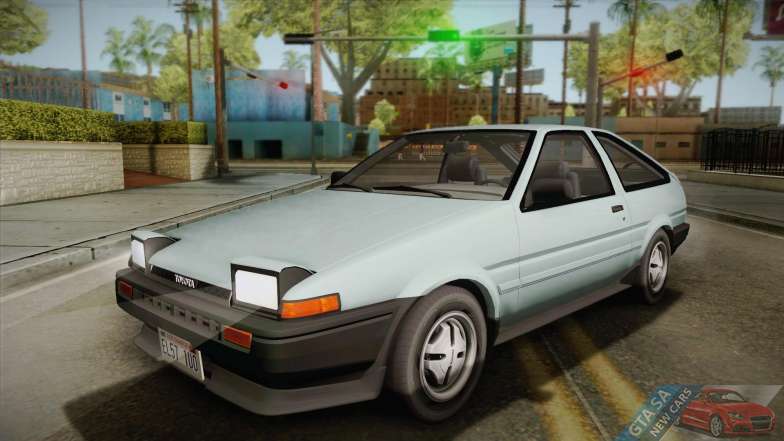 Toyota Corolla AE86 for GTA San Andreas - front view