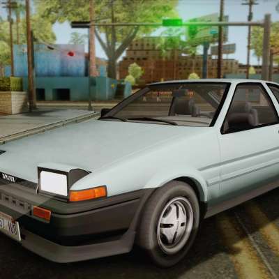 Toyota Corolla AE86 for GTA San Andreas - front view