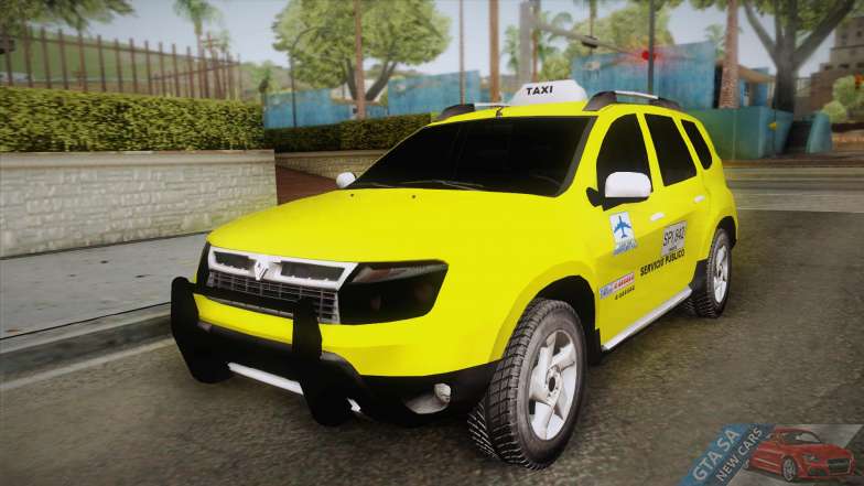 Renault Duster Taxi for GTA San Andreas - front view