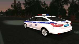 Ford Focus Police for GTA San Andreas - rear view