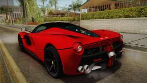 Ferrari LaFerrari for GTA San Andreas - rear view
