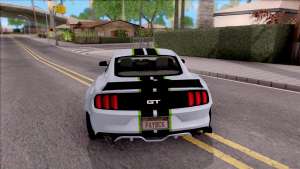 Ford Mustang 2015 Need For Speed Payback Edition for GTA San Andreas - rear view