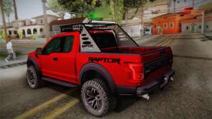 Ford F-150 Raptor 2017 or GTA San Andreas - rear view