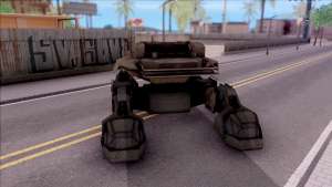 Mobile Art-Installation COD: Advance Warfare for GTA San Andreas - rear view