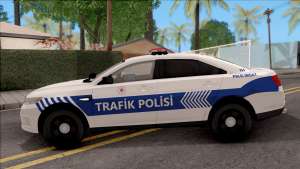 Ford Taurus Turkish Traffic Police for GTA San Andreas - side view