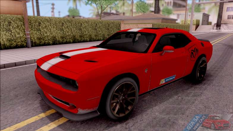 Dodge Challenger Hellcat Consept for GTA San Andreas - front view