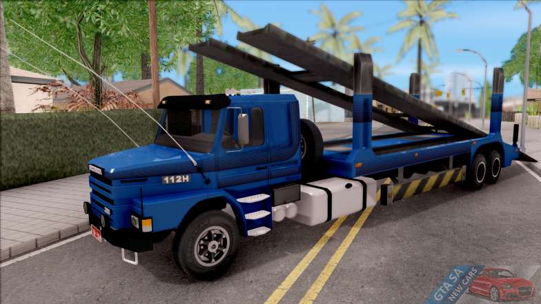 Scania 112H Cegonha for GTA San Andreas - front view