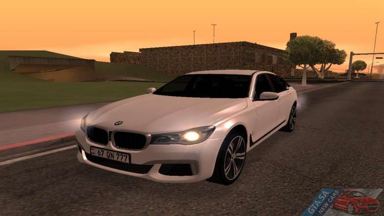 BMW 750i Armenian for GTA San Andreas - front view