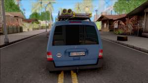 Citroen Berlingo Mk2 Van for GTA San Andreas - rear view