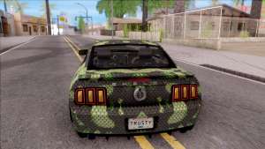 Ford Mustang Shelby GT500KR Super Snake v2 for GTA San Andreas - rear view