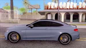 Mercedes-Benz C63S AMG Coupe 2016 v2 for GTA San Andreas - side view