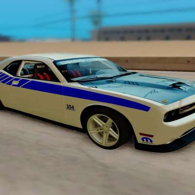 Dodge Challenger Drag Pak Supercharged for GTA San Andreas - front view