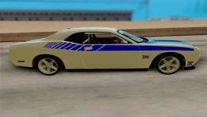 Dodge Challenger Drag Pak Supercharged for GTA San Andreas - side view