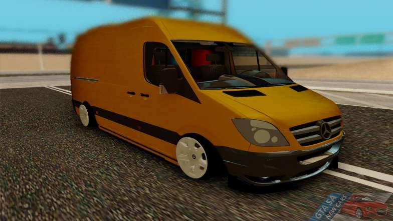 Mercedes Sprinter for GTA San Andreas - front view