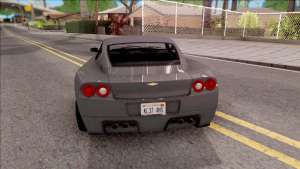 Dewbauchee Super GT for GTA San Andreas - rear view