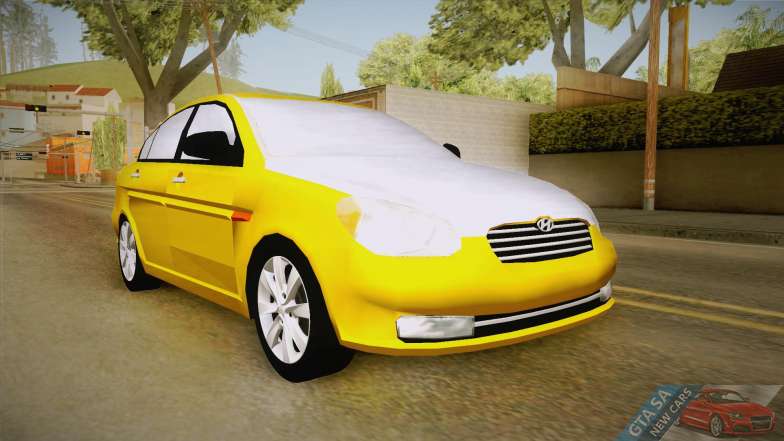 Hyundai Accent 2011 for GTA San Andreas - front view