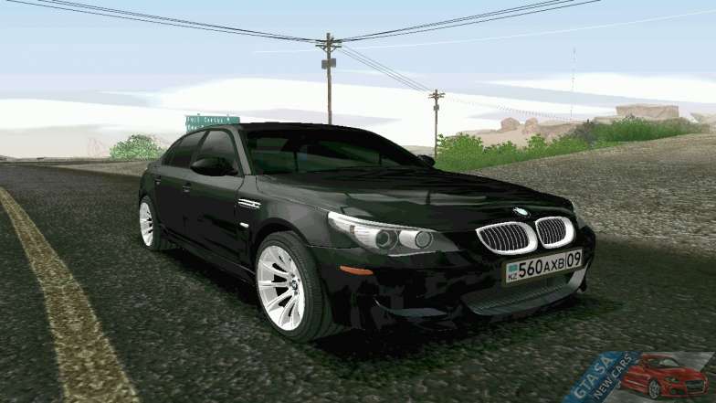 BMW M5 E60 for GTA San Andreas - front view