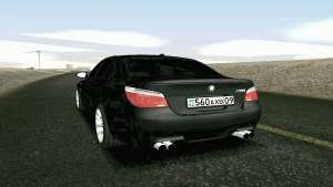 BMW M5 E60 for GTA San Andreas - rear view