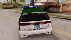 Dinka Perennial MPV Spanish Police for GTA San Andreas - rear view