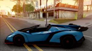 Lamborghini Veneno Roadster v.1 for GTA San Andreas - side view